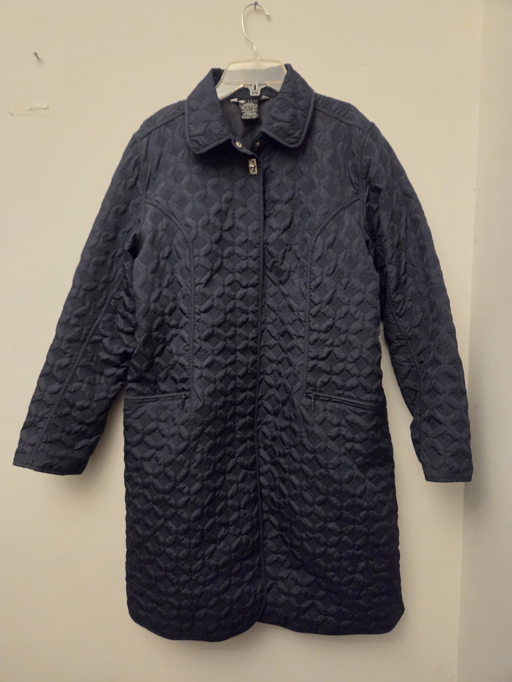 Vintage Carole Little Navy Embroidered Style Jacket